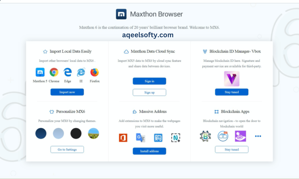 For PC Download Maxthon Browser